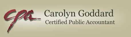 Carolyn Goddard, Certified Public Accountant
